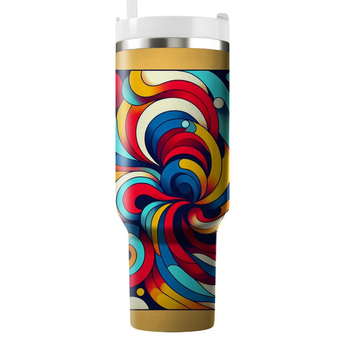 Abstract Art Fusion  Decorative Tumblers