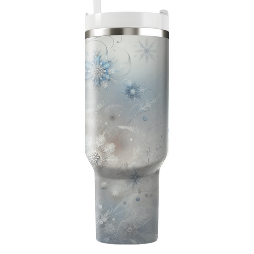 Winter Snowflake Serenade  Personalized Tumblers