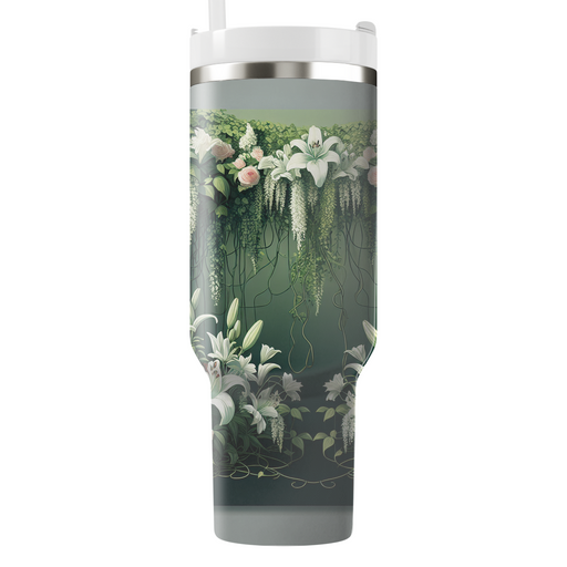 Verdant Vines Symphony Personalized Tumblers