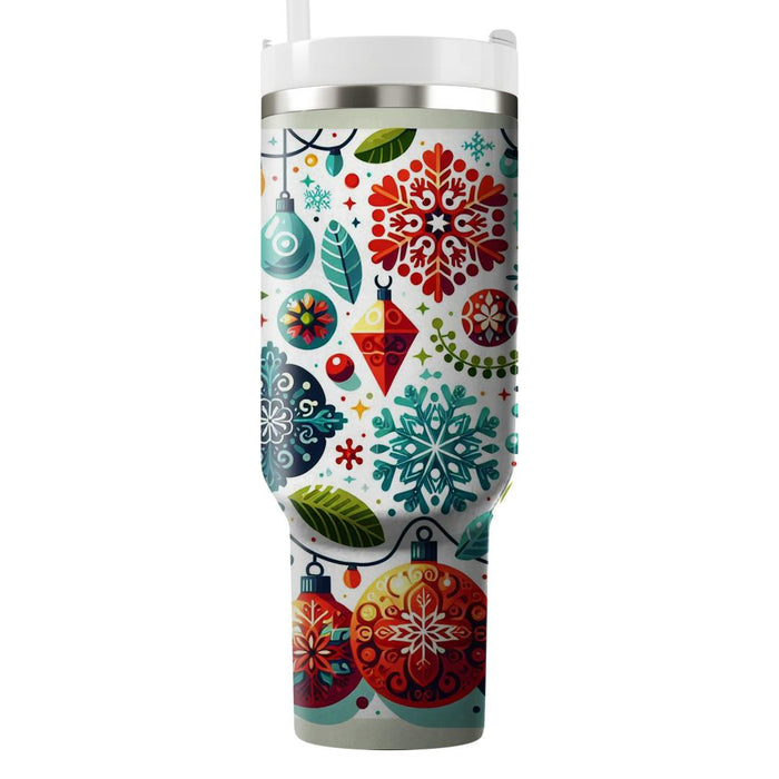 Winter Holiday Joy  Decorative Tumblers