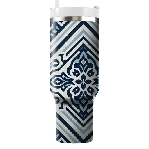 Symmetrical Diamond Design  Tumblers With Lids