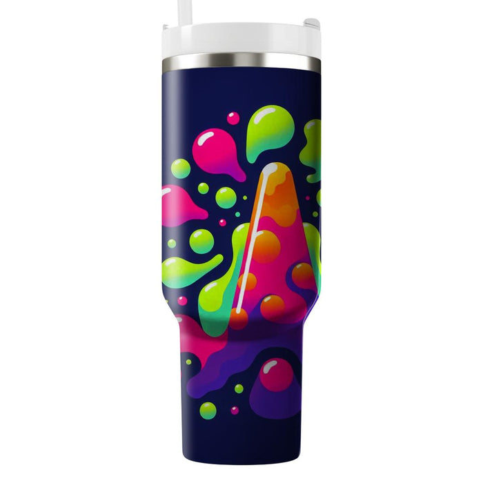 Neon Lava Lamp Illusion  Unique Tumblers