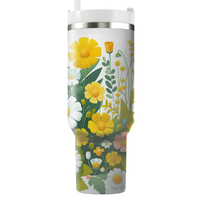 Fresh Floral Picnic  Custom Tumblers