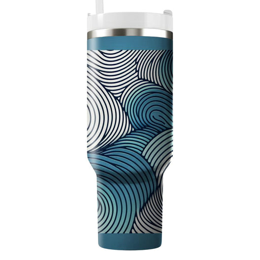 Abstract Ripple Pattern  Insulated Tumblers