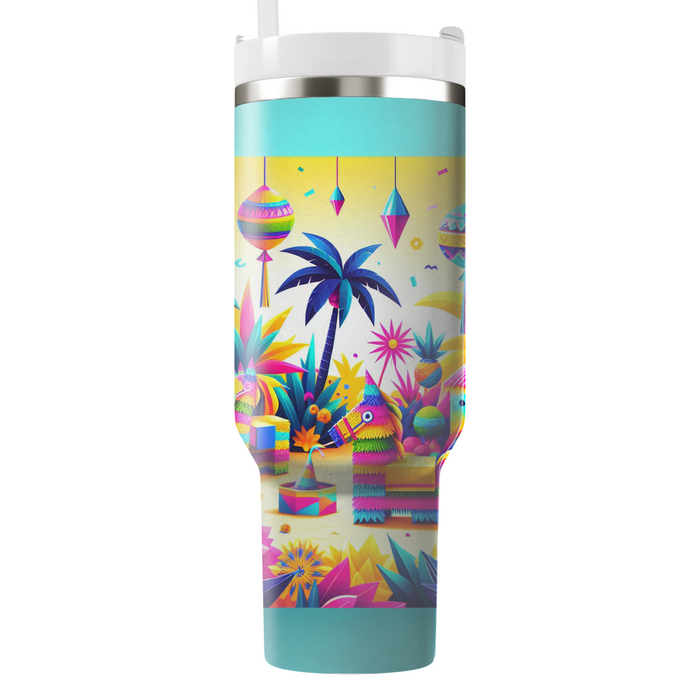 Tropical Retro Fiesta Insulated Tumblers