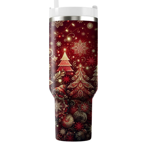 Winter Holiday Festivities  Tumbler Cups