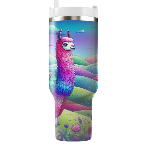 Artistic Llama Landscapes  Tumbler Cups