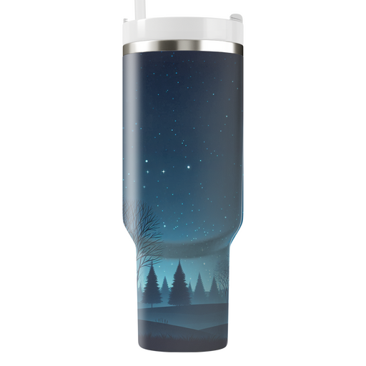 Winter Nightfall  Personalized Tumblers