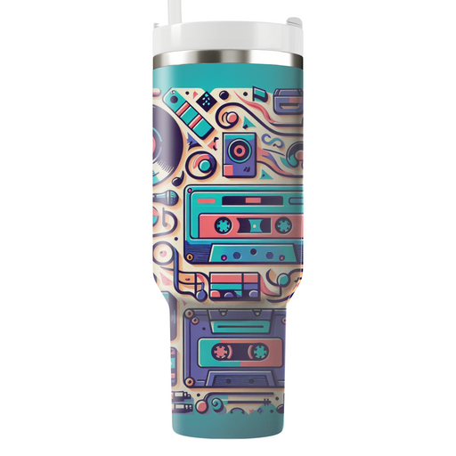 Retro Music Vibes  Tumbler Cups