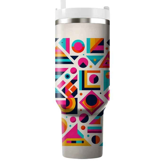 Geometric Bliss  Tumblers With Lids