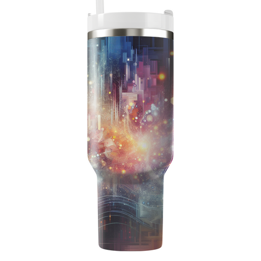 Echoes Of Light - Festival Of Lights Abstract Custom Tumblers