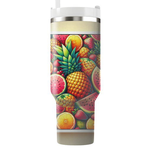 Summer Fruit Fiesta  Personalized Tumblers