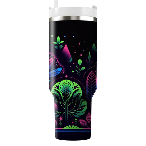 Retro Electric Forest  Custom Tumblers