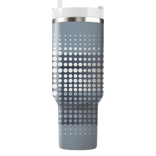 Minimalist Dot Matrix  Tumblers With Lids