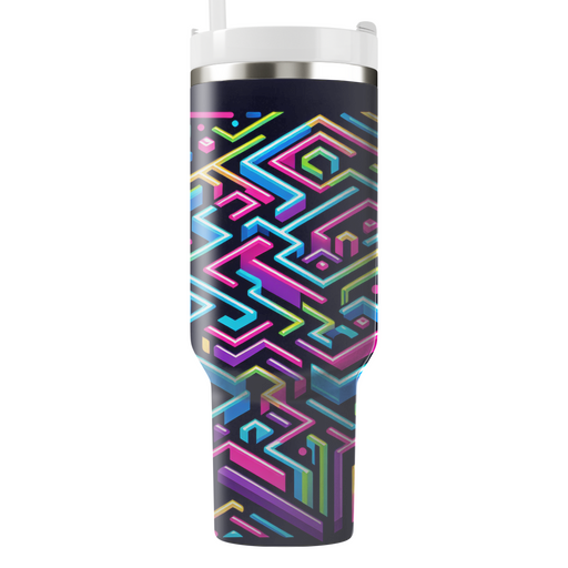 Technicolor Maze  Custom Tumblers