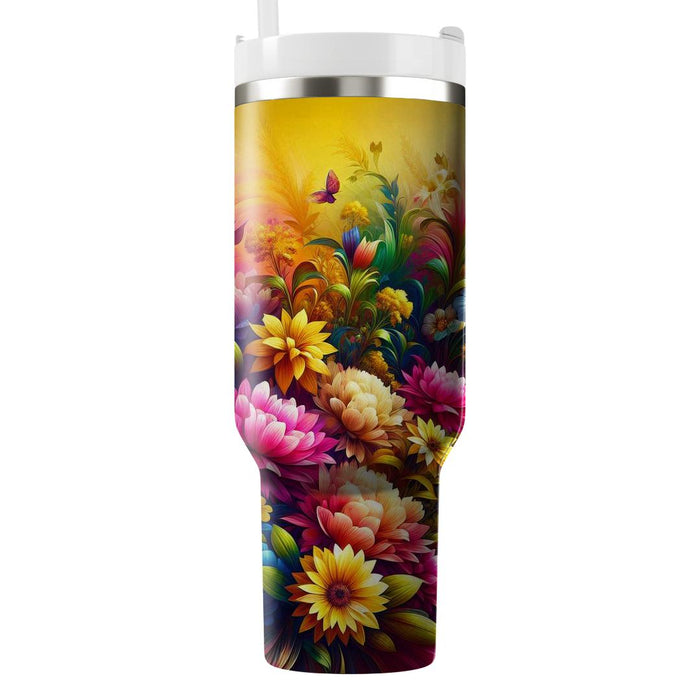 Bright Floral Patterns  Tumblers For Gifts