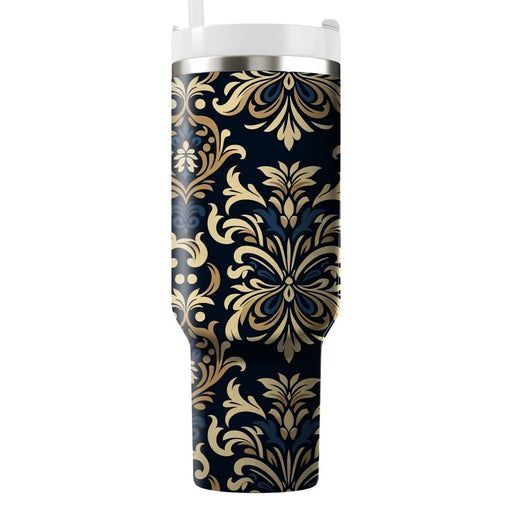 Sophisticated Damask Pattern  Insulated Tumblers