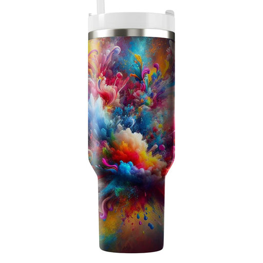 Wonders Of Holi - Festival Of Colors  Decorative Tumblers