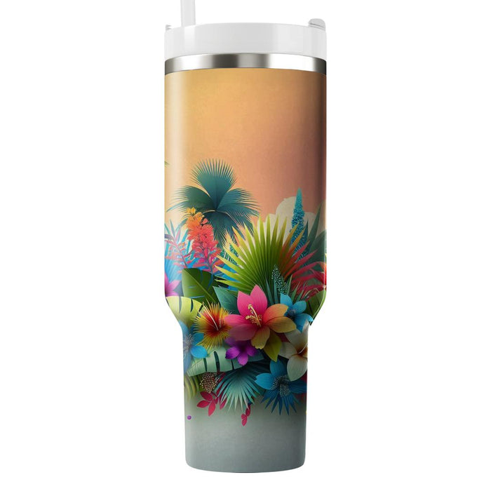 Sunkissed Tropics  Unique Tumblers