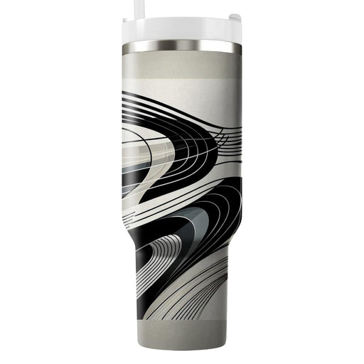 Sleek Linear Pattern  Custom Tumblers