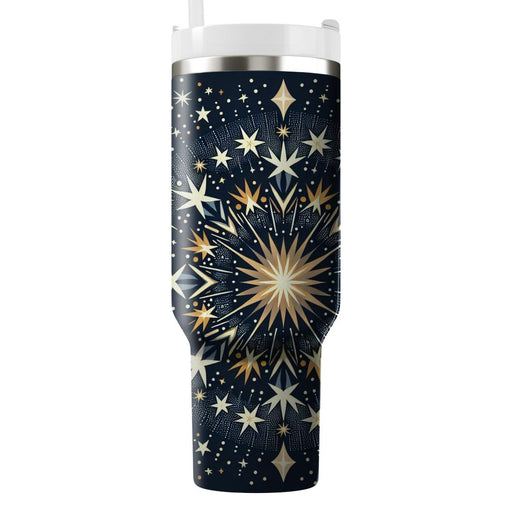 Twinkling Starburst Pattern  Insulated Tumblers