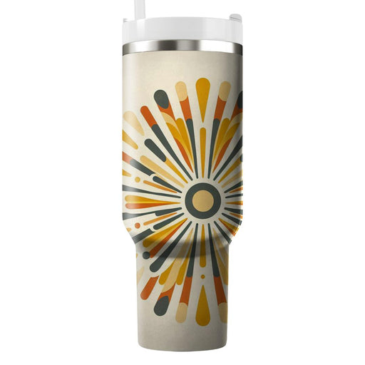 Vintage Sunshine Radiance  Travel Tumblers