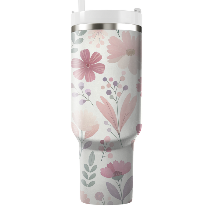 Floral Bliss - A Feminine International Women’s Day  Personalized Tumblers