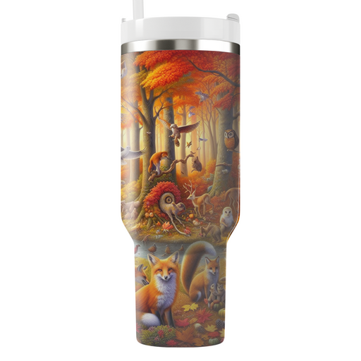 Autumn Woodland Friends  Custom Tumblers