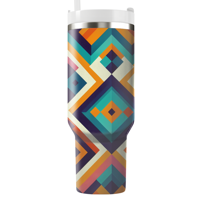 Colorful Diamond Patterns  Unique Tumblers