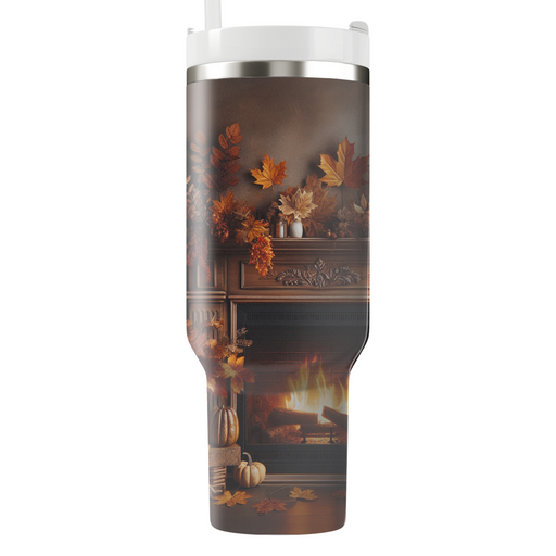 Autumn Fireside Tales  Personalized Tumblers