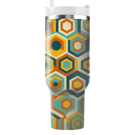 Retro Hexagon Patterns  Tumbler Cups