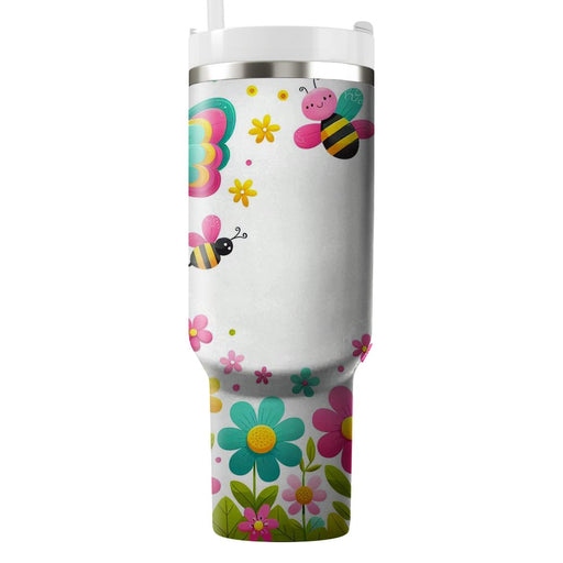 Whimsical Garden Delight  Tumbler Cups