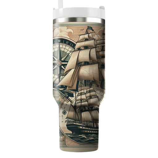 Vintage Voyage  Personalized Tumblers