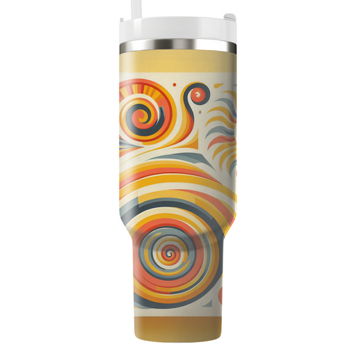 Bold Spiral Sunshine  Tumbler Cups