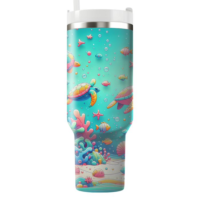 Whimsical Ocean Life  Unique Tumblers