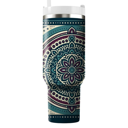 Zenith Retro Mandala  Custom Tumblers