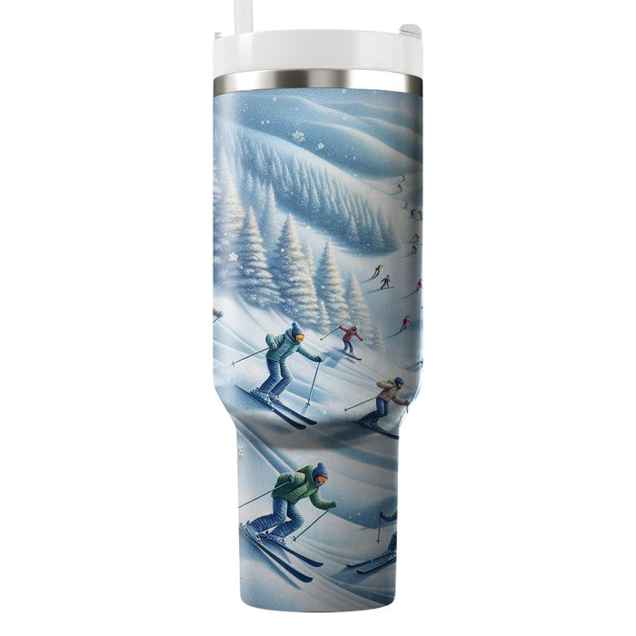 Winter Wonderland Ski Adventure  Decorative Tumblers