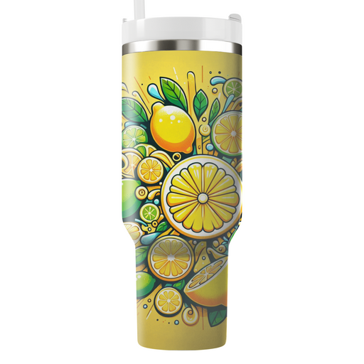 Summer Lemonade Refresh  Tumblers With Lids