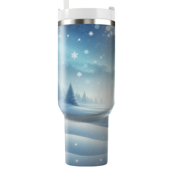 Winter Snowy Serenity  Travel Tumblers