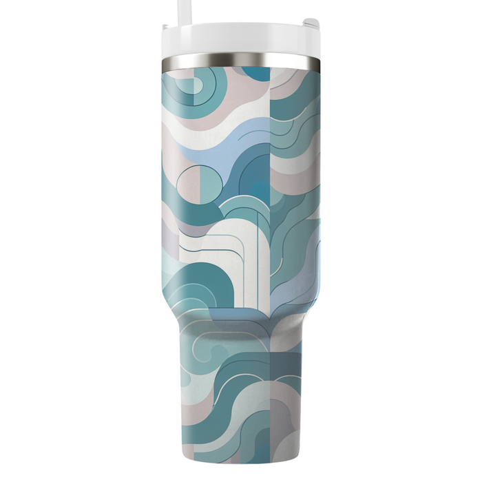 Abstract Wave Dance Custom Tumblers