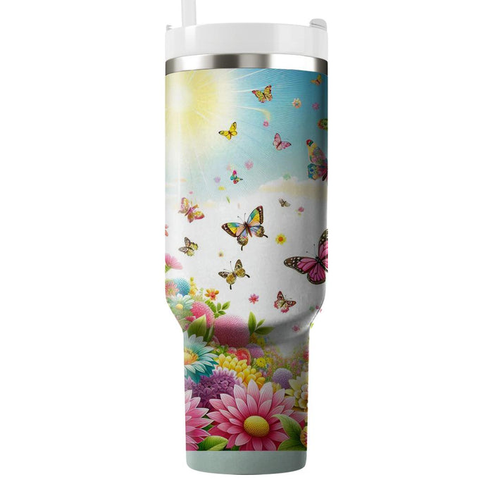 Spring Petal Parade  Decorative Tumblers