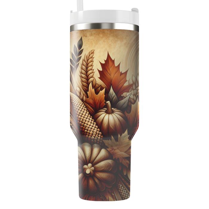 Infinite Reflections - Thanksgiving  Decorative Tumblers