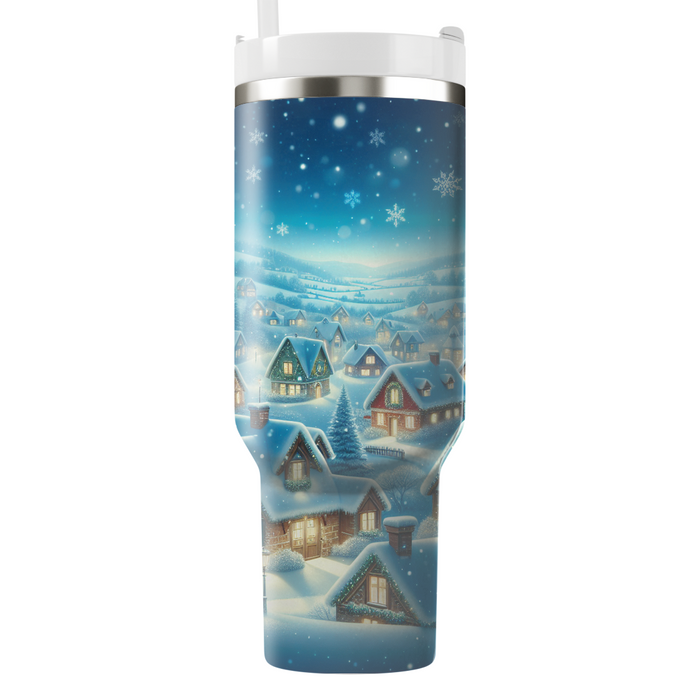 Winter Wonderland Village  Personalized Tumblers