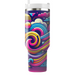 Vibrant Abstract Waves  Tumbler Cups