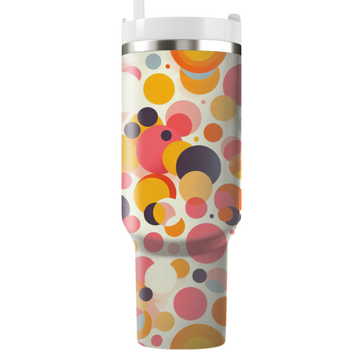 Abstract Circle Dance Decorative Tumblers