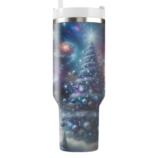 Galactic Christmas - A Cosmic Celebration Custom Tumblers