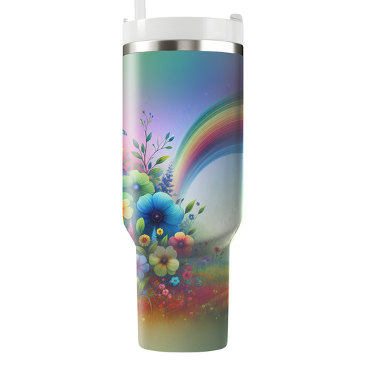 Spring Rainbow Dreams  Tumbler Cups