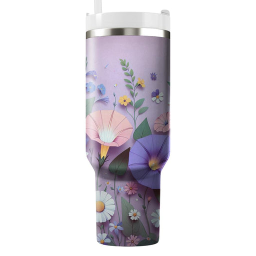 Whimsical Flower Fairytale  Unique Tumblers