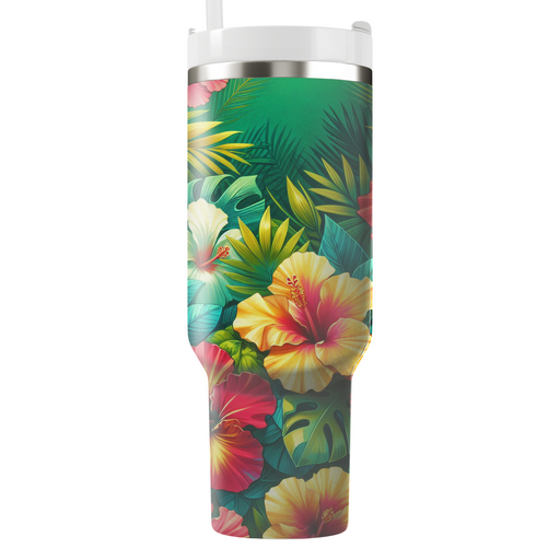 Tropical Hibiscus Delight  Insulated Tumblers