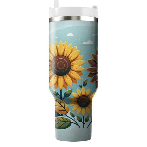 Sunflower Power  Travel Tumblers